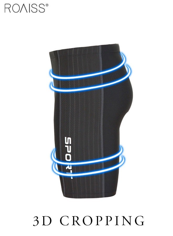 roaiss Men Swimming Trunks with Comfortable Lining, Swim Jammers for Men, Quick-drying Shorts with Adjustable Internal Drawstring and Elastic Waistband, Perfect for Swimming, Beach or Water Sports - Image 4